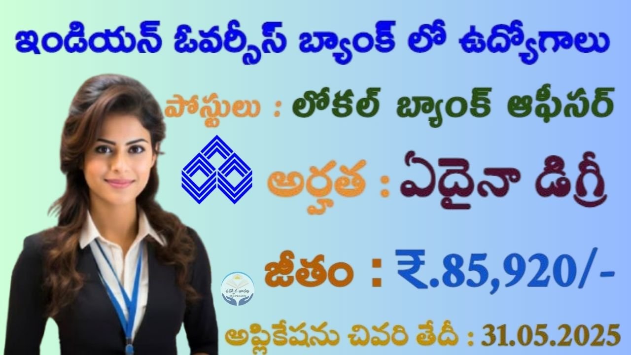 IOB Recruitment 2025