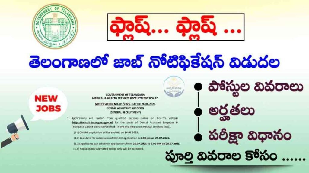 TG JOB NOTIFICATION 2025