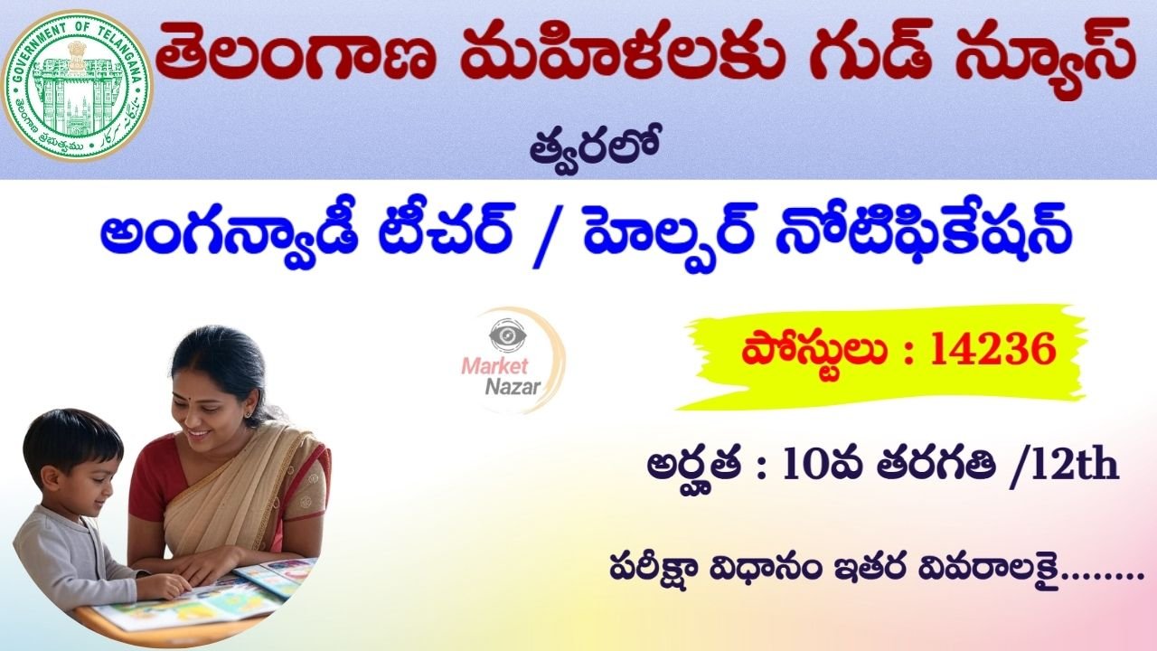 TG Anganwadi Notification 2025