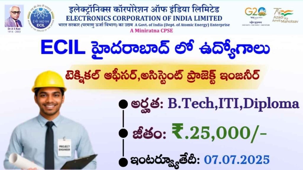 ECIL Hyderabad Recruitment 2025