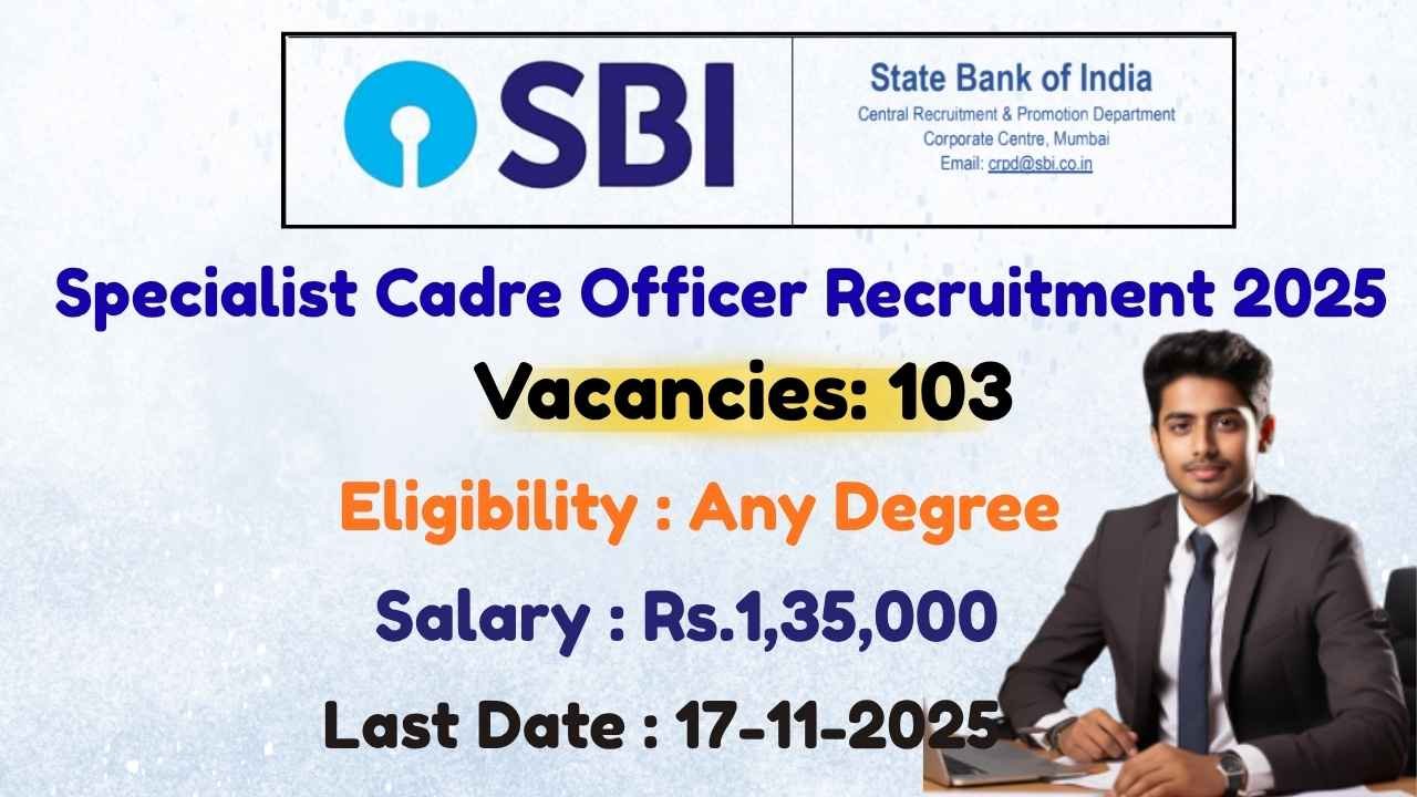 SBI SCO Recruitment 2025